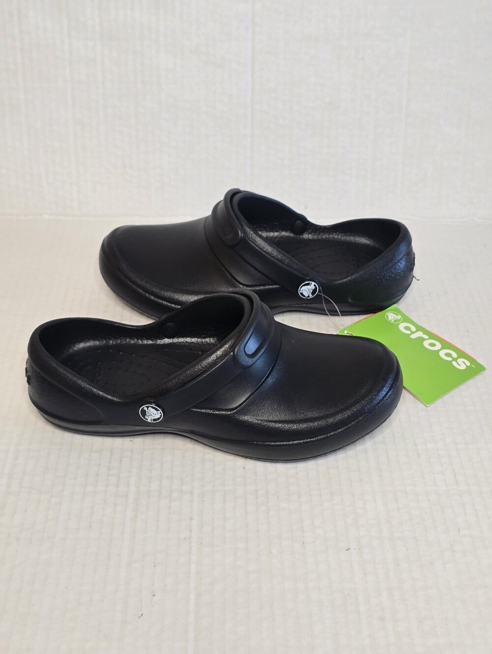 Crocs Mercy Work Clog Women's Size 5 Black Slip Resistant Nurse Shoes NWT